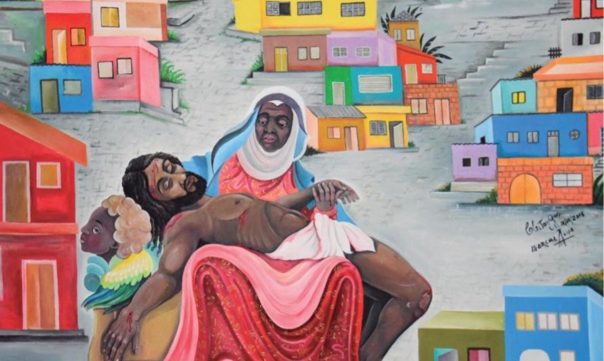 Segundo o padre, o telhado da capela apresenta falhas que permitem a infiltra&ccedil;&atilde;o de &aacute;gua, causando danos &agrave; pintura interna