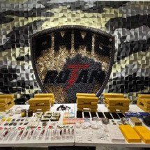 BH: quatro suspeitos são presos com grande quantidade de drogas no Centro - PMMG/Reprodução