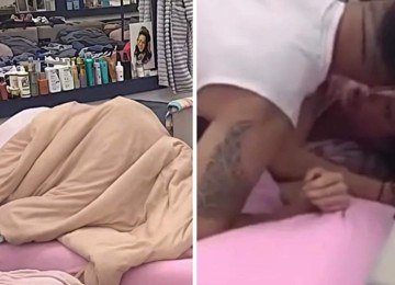 Participantes de reality tiveram discussão que terminou com o homem tentando enforcar mulher -  (crédito: Redes sociais)