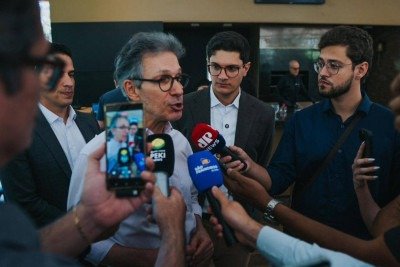 A troca de críticas ocorre em meio ao acirramento do embate entre Zema e Gilmar Mendes, intensificado após o ministro apresentar uma notícia-crime contra o ex-governador, com pedido de inclusão no inquérito das fake news -  (crédito: Murilo Duarte/Reprodução)