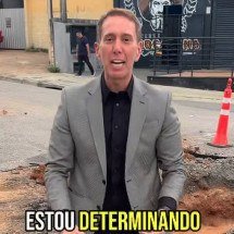 MP apura se prefeito abriu buraco de rua para gravar vídeo em rede social - Reprodução/Instagram