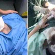 Vídeo de parto em SC viraliza com cena que ninguém esperava ver - Tupi