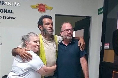 Mãe encontra filho que estava desaparecido havia mais de cinco anos  -  (crédito: Divulgação Polícia Militar Rodoviária)