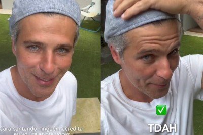 Ator Bruno Gagliasso aborda seu diagn&oacute;stico de TDAH em postagem nas redes sociais, gerando debate sobre aten&ccedil;&atilde;o e mem&oacute;ria. -  (crédito: Reprodu&ccedil;&atilde;o / redes sociais)