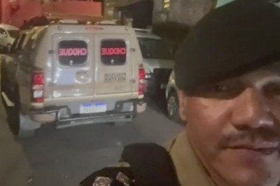 Capit&atilde;o Thiago do 22&ordm; Batalh&atilde;o da PMMG, em meio a intensifica&ccedil;&atilde;o de opera&ccedil;&atilde;o que ocupou a Favela do Pau Comeu em meio a mensagens e intimida&ccedil;&otilde;es do crime -  (crédito: PMMG)