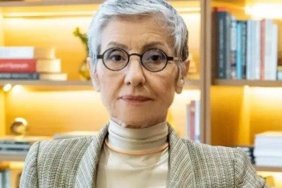 Mulher transexual gravou vídeo acusando a atriz Cássia Kis de transfobia -  (crédito: TV Globo/Reprodução)