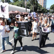 Defensores dos animais se unem em manifestação pelo Cão Orelha em BH - Marcos Vieira /EM/DA. Press