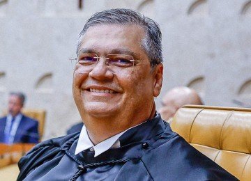 Flávio Dino, durante posse no cargo de ministro do Supremo Tribunal Federal (STF), no plenário da corte

 -  (crédito: Ricardo Stuckert/PR)