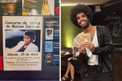  Tiago Pereira ganhou concurso de sósias do Michael Jackson -  (crédito: Instagram / reprodução)