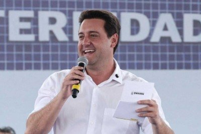 Quaest: apesar da ampla aprovação, Ratinho Jr. não ajuda seu candidato. Moro lidera -  (crédito: Foto: Geraldo Bubniak/AEN)