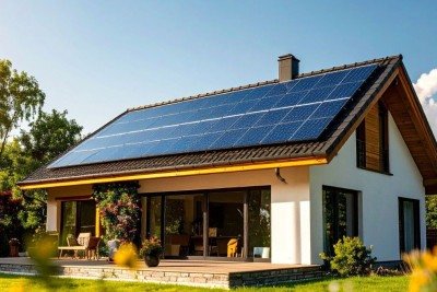 A instala&ccedil;&atilde;o de pain&eacute;is solares residenciais oferece economia na conta de luz e valoriza&ccedil;&atilde;o do im&oacute;vel, com retorno do investimento em poucos anos. -  (crédito:  TrueCreatives)