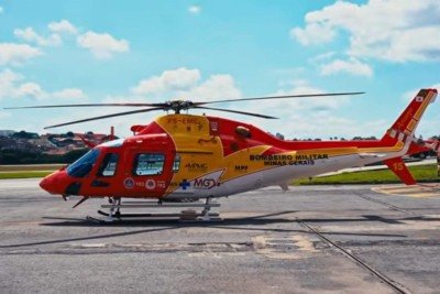 Segundo o Governo de Minas, a aeronave 'Arcanjo 15' representa um avan&ccedil;o estrat&eacute;gico para os bombeiros, e ir&aacute; fortalecer as a&ccedil;&otilde;es de combate a inc&ecirc;ndios em vegeta&ccedil;&atilde;o no estado -  (crédito: Corpo de Bombeiros/Divulga&ccedil;&atilde;o)