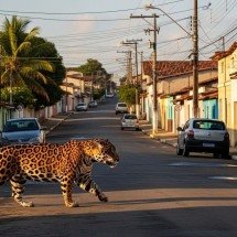 Encontrei um animal selvagem na cidade, o que fazer? Veja o passo a passo - Estado de Minas/ Imagem gerada por IA