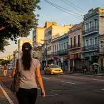 Como se sentir mais segura andando sozinha? 7 dicas de segurança pessoal - Estado de Minas/ Imagem gerada por IA