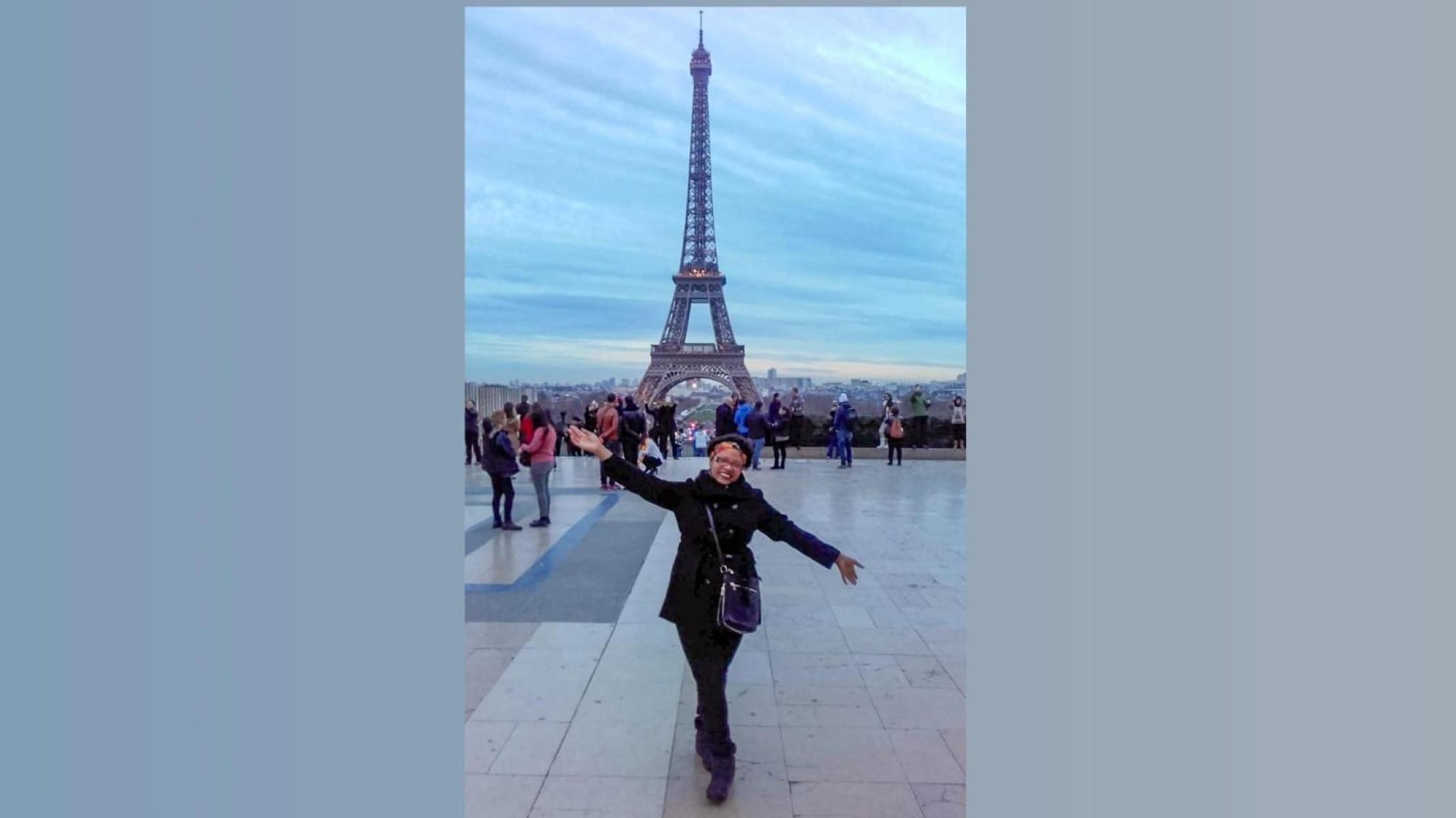 Torre Eiffel em Paris na França-Arquivo pessoal