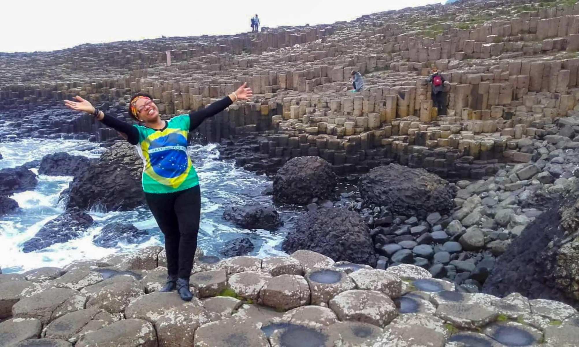 Calçada dos Gigantes na Irlanda do Norte
-Arquivo pessoal