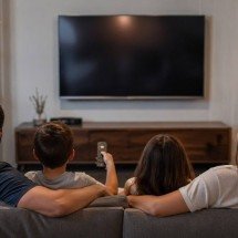 Televisão americana vê seu império em risco diante do avanço global do streaming - imagem gerada por IA/acervo do Estado de Minas