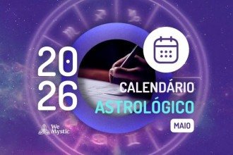 Calendário astrológico maio 2026: trânsitos, previsões e novas conexões