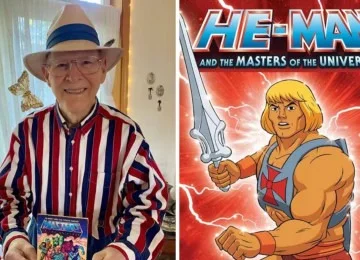 Roger Sweet foi responsável pela criação do personagem He-Man, brinquedo da saga 'He-Man e os mestres do universo' -  (crédito: Reprodução/GoFundMe)