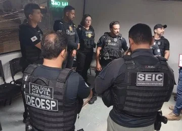 As polícias de todos os estados envolvidos se uniram para realizar a operação -  (crédito: Polícia Civil/Divulgação)