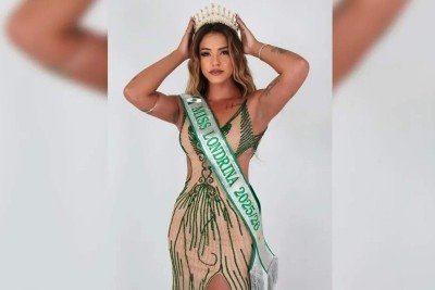 Maiara, que foi Miss Londrina em 2025 e eleita 1ª Princesa Miss Sarandi no mesmo ano, se preparava para participar de um concurso de beleza -  (crédito: Redes Sociais/Reprodução)