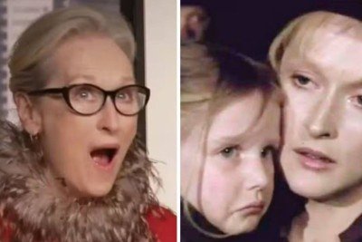 Meryl Streep ficou emocionada ao ver depoimento de Jennifer Lejeune, com quem contracenou em 'A escolha de Sofia' -  (crédito: Reprodução)