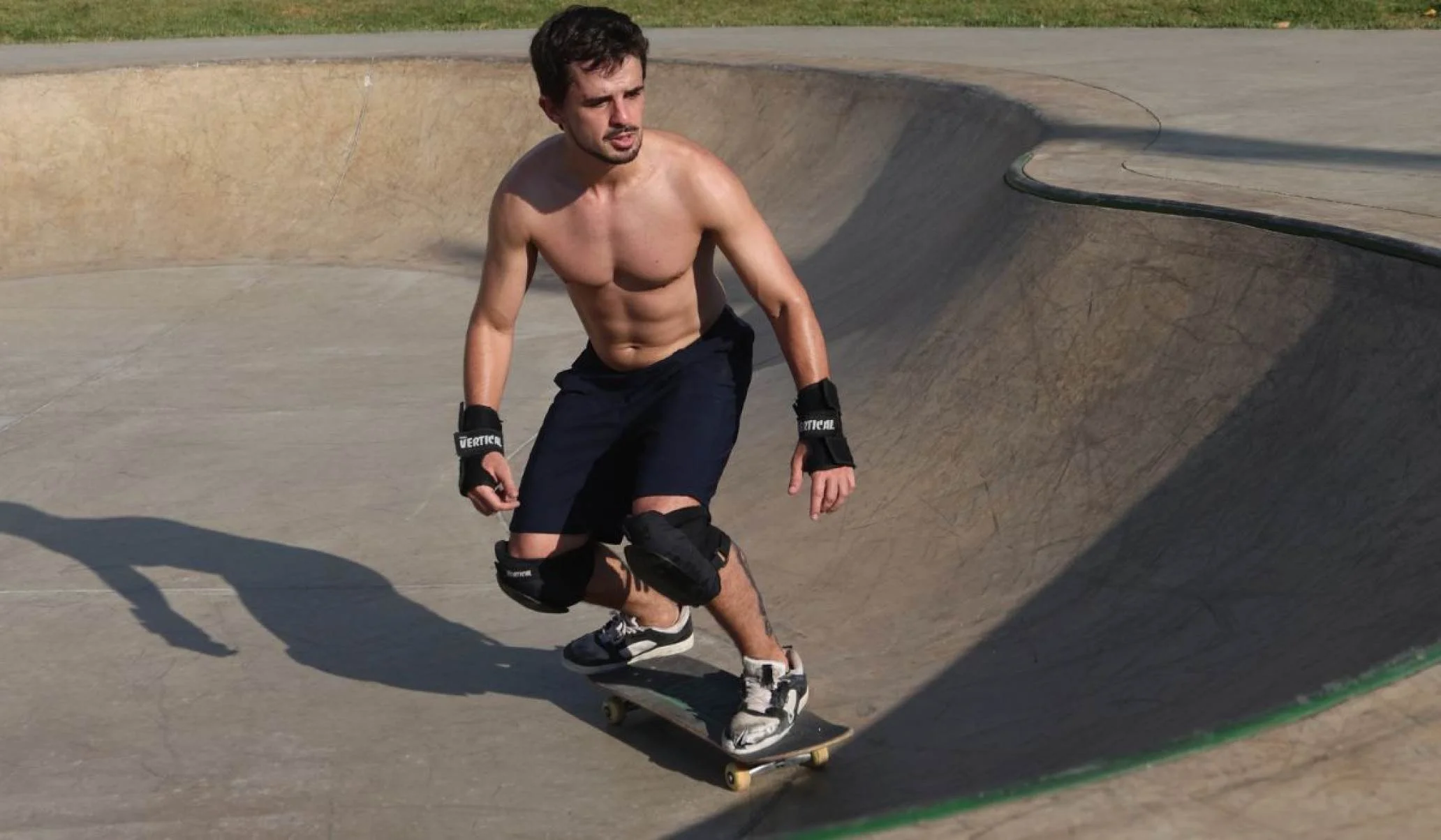 O médico e skatista Álvaro Bertolini, de 30 anos, mora em Belo Horizonte, destacou o tamanho da pista e lembrou que faltam lugares como esse pela RMBH