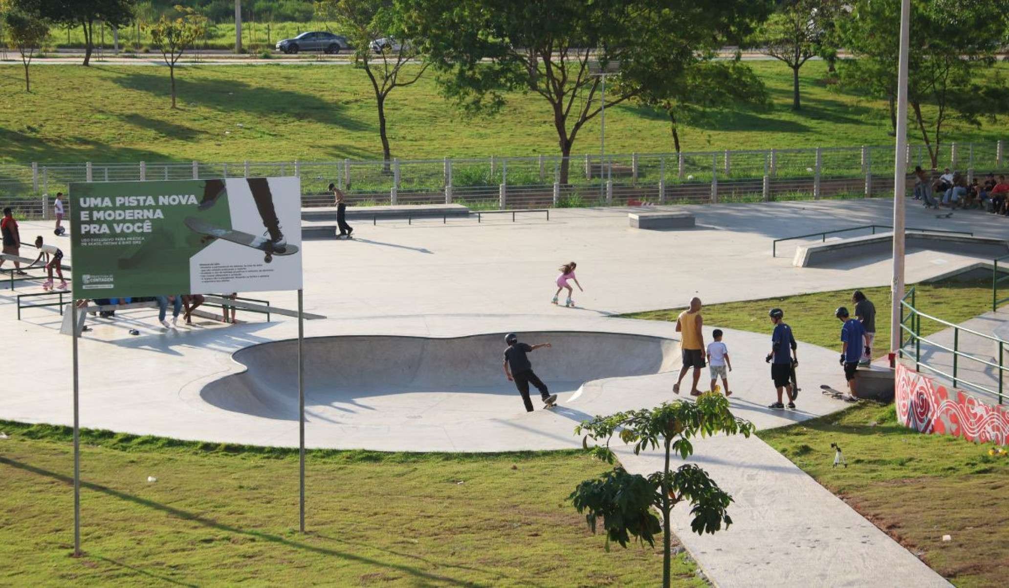 A pista foi inaugurada no dia 21 de março deste ano -Marcos Vieira /EM/DA. Press. Brasil. Belo Horizonte - MG