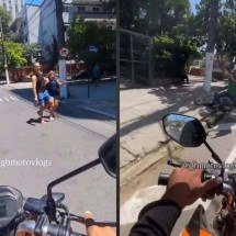 Vídeo: motoboy é alvo de operação por aterrorizar pedestres - Tupi/Redprodu&ccedil;&atilde;o