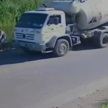 Ciclista morre atropelado por caminhão em Sabará - Redes sociais/Reprodução