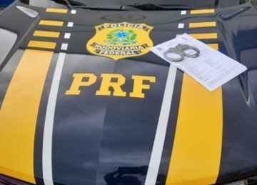 Prisão foi feita pela PRF na manhã desta quinta-feira (30/4) -  (crédito: PRF/Reprodução)