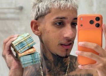 Influenciador digital aparecia nas redes sociais exibindo dinheiro ou joias -  (crédito: Reprodução/Redes Sociais)