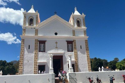 Matriz de Nossa Senhora da Conceiçao passa por completa restauração, custeada om recursos viabilizados pelo Ministério Público Estadual  (MPMG) -  (crédito: MPMG/divulgação)