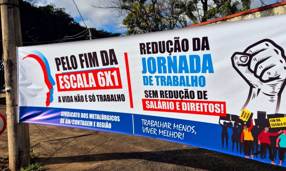 Fi&eacute;is defendem fim da escala 6x1 na Missa do Trabalhador celebrada em Contagem-Jair Amaral/EM/D.A Press