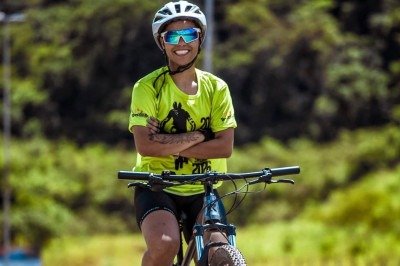 A influenciadora foi identificada pelo Sindicato Metabase de Itabira e Regi&atilde;o, que fazia parte da organiza&ccedil;&atilde;o do "Pedal do Trabalhador", evento do qual Jessica Leticia participava quando sofreu o acidente -  (crédito: Reprodu&ccedil;&atilde;o redes sociais)