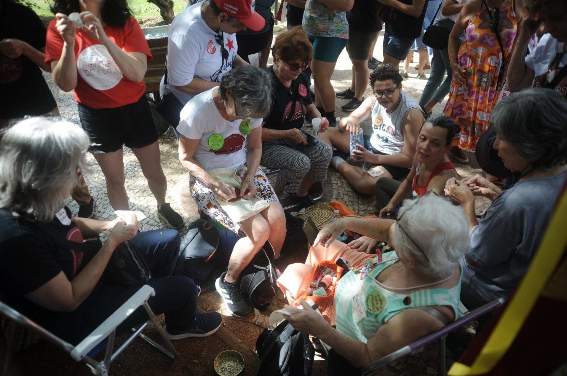 Manifesta&ccedil;&atilde;o do Dia do Trabalhador realizada nesta sexta-feira (1&ordm;/5), na&nbsp;Pra&ccedil;a Raul Soares, em Belo Horizonte