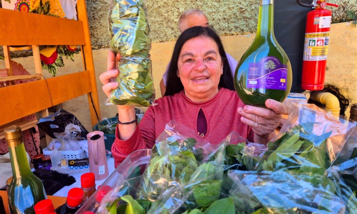 Almira Moraes da Rosa produz licor geleia, cachaça e farinha de Ora-pro-nóbis-Jair Amaral/EM/D.A Press