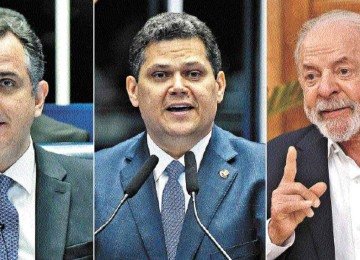 Rodrigo Pacheco é mais aliado de davi Alcolumbre do que do presidente Lula -  (crédito: Geraldo Magela/Agência Senado – 01/2/25 / Marcos Oliveira/Agência Senado – 01/2/25 / Gladyston Rodrigues/EM/D.A Press 11/12/25)