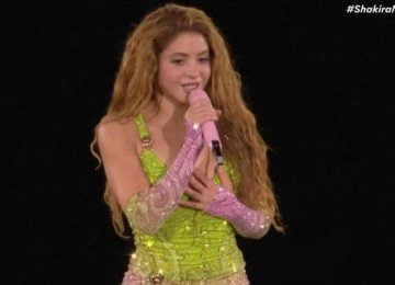 Shakira desabafa em Copacabana: "Minha vida n&atilde;o tem sido f&aacute;cil" -  (crédito: Tupi)
