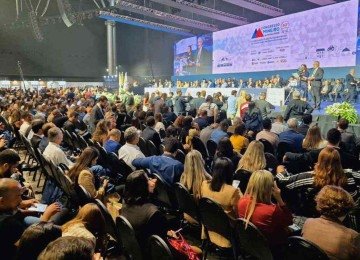 Congresso mineiro de municípios terá painel com pré-candidatos ao governo, no Expominas -  (crédito: Gabriel Azevedo (MDB))