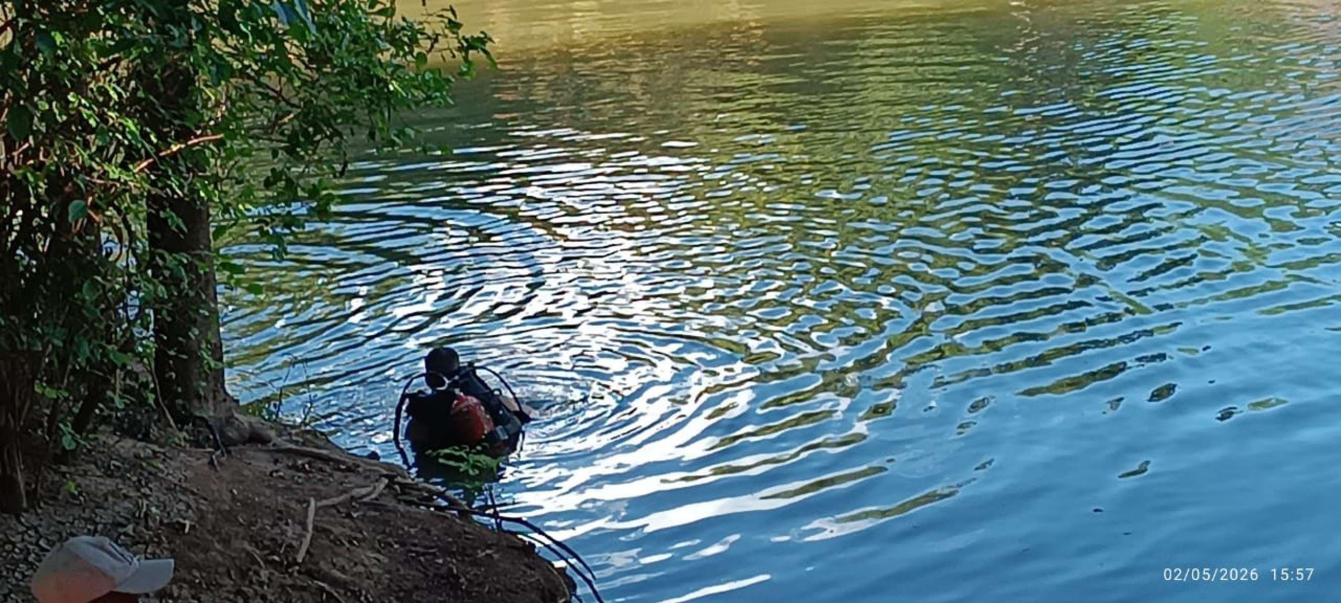 Rio Verde Grande, local do afogamento desse s&aacute;bado (2/5)