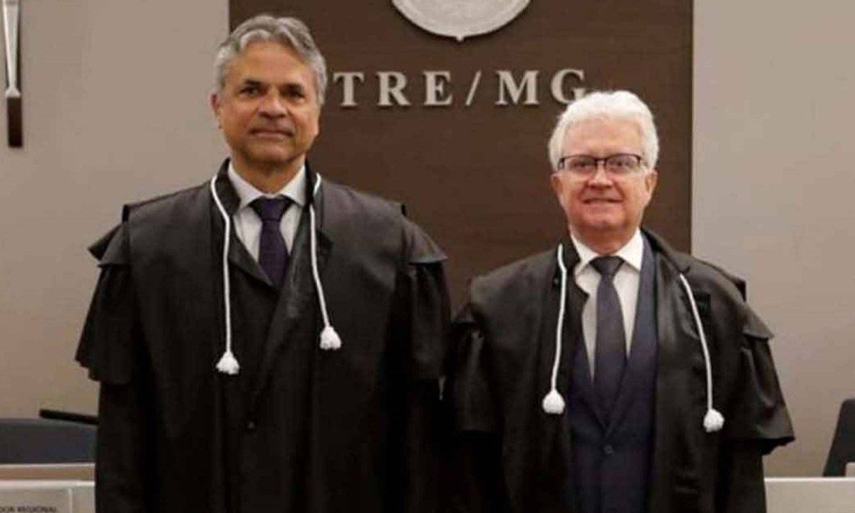 Desembargadores Carlos Henrique Perp&eacute;tuo Braga e S&aacute;lvio Chaves, do TJMG 