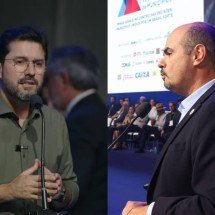 Falcão alfineta Simões: 'Caricatura do interior'; governador responde - AMM TV/Reprodução e Gil Leonardi / Imprensa MG