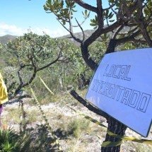 Parte da Serra do Cipó é interditada após vandalismo em pinturas rupestres - Leandro Couri/EM/D.A Press