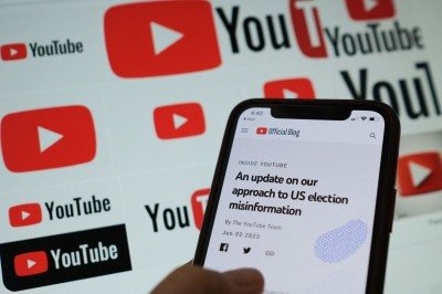 YouTube tem classificação elevada para 16 anos pelo Ministério da Justiça após análise de conteúdo e interatividade -  (crédito:  AFP)