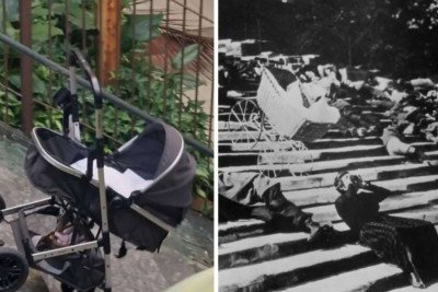 Cena de 'Três Graças' foi baseada em filme soviético de 1925 -  (crédito: Reprodução)
