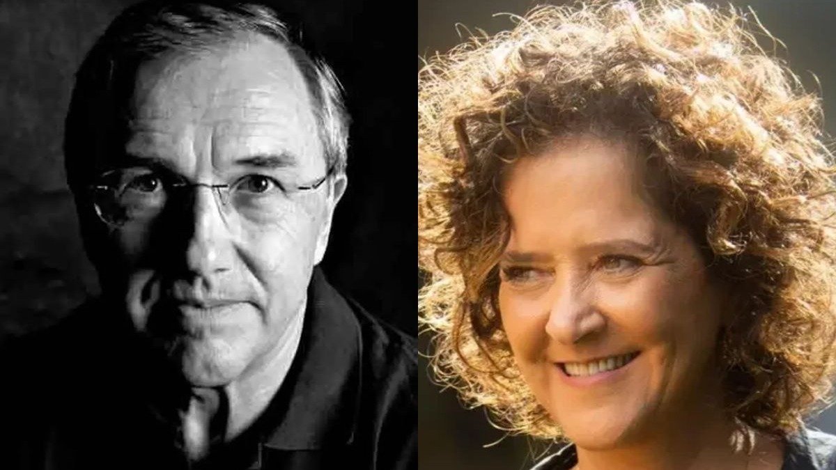 Laurentino Gomes e Carla Madeira, autores que se destacam como fen&ocirc;menos de vendas na literatura brasileira. -  (crédito: Vilma Slomp/Divulga&ccedil;&atilde;o
Letra em Cena/Divulga&ccedil;&atilde;o)