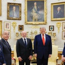 Lula entrega a Trump lista de autoridades brasileiras barradas nos EUA - Ricardo Stuckert / PR