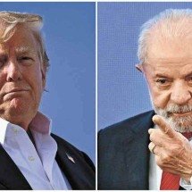 A "química" entre Lula e Trump na Casa Branca funcionou mais uma vez - Evaristo Sa e Brendan Smialowski/AFP