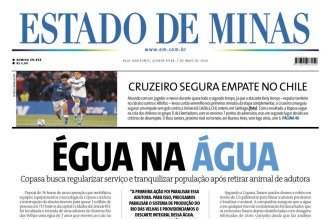Confira a capa do Estado de Minas do dia 07/05/2026